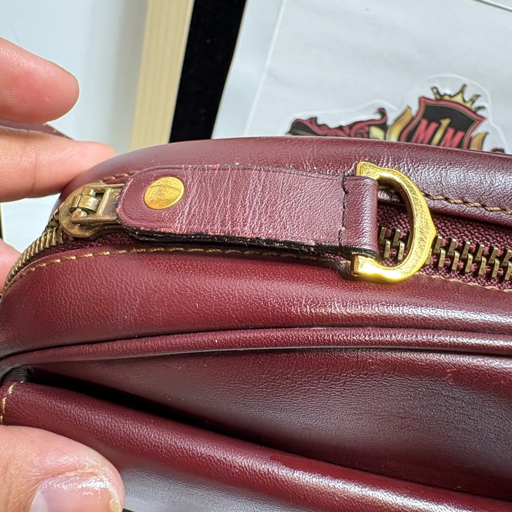 Cartier Burgundy Leather Crossbody Bag - Picture 12 of 16